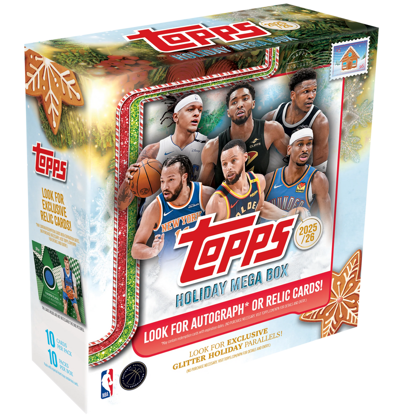 [Preorder] 2025/26 Topps Holiday Basketball Mega Box