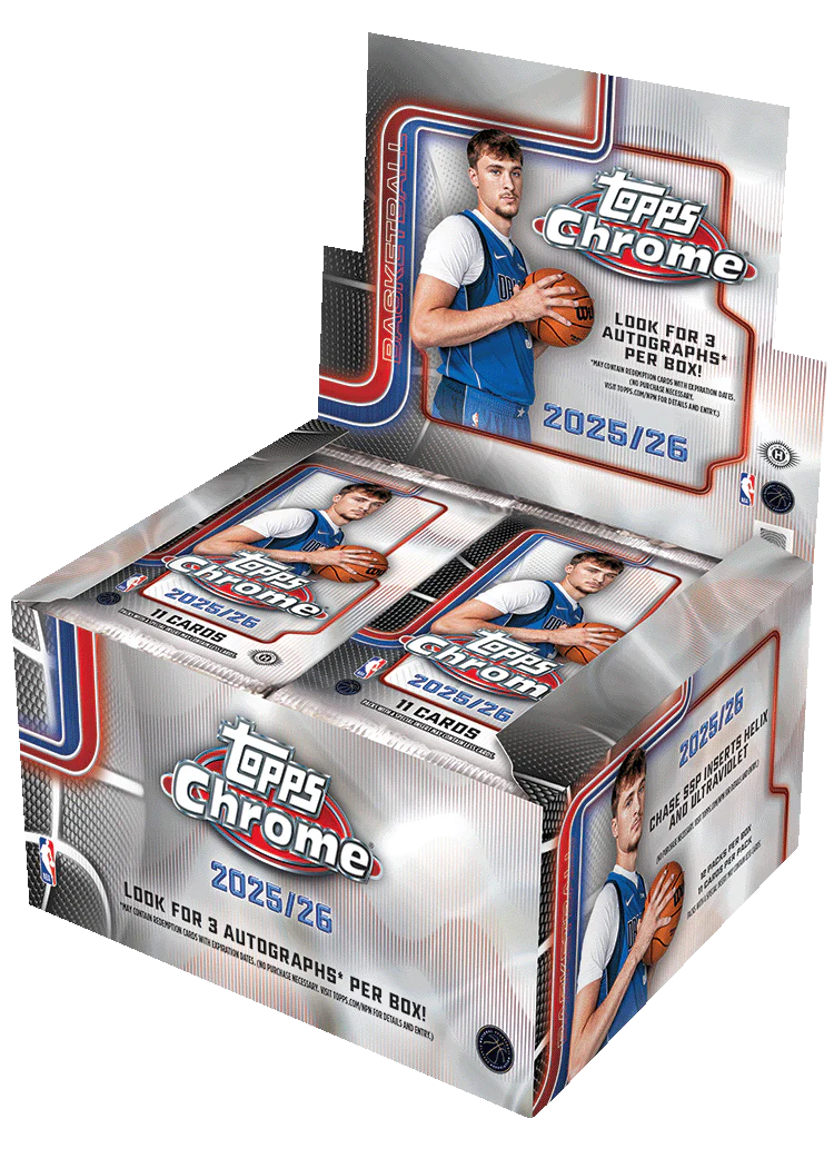 [Preorder] 2025/26 Topps Chrome Basketball Hobby Jumbo Box