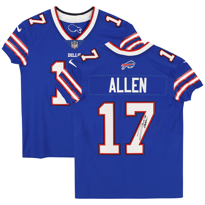 Josh Allen Buffalo Bills Autographed Blue Nike Elite Jersey