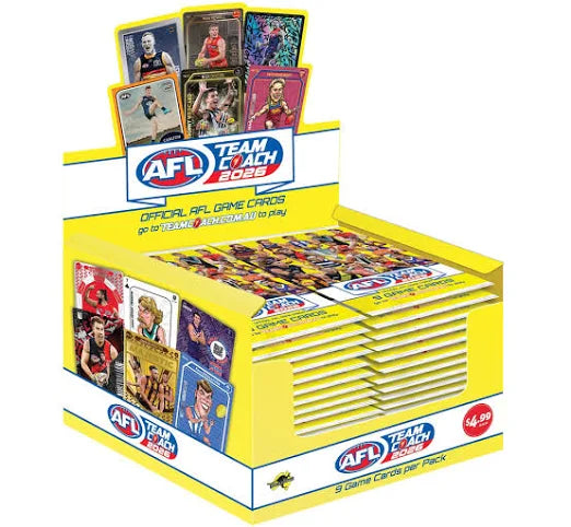 2026 AFL Teamcoach Game Card Sealed Box