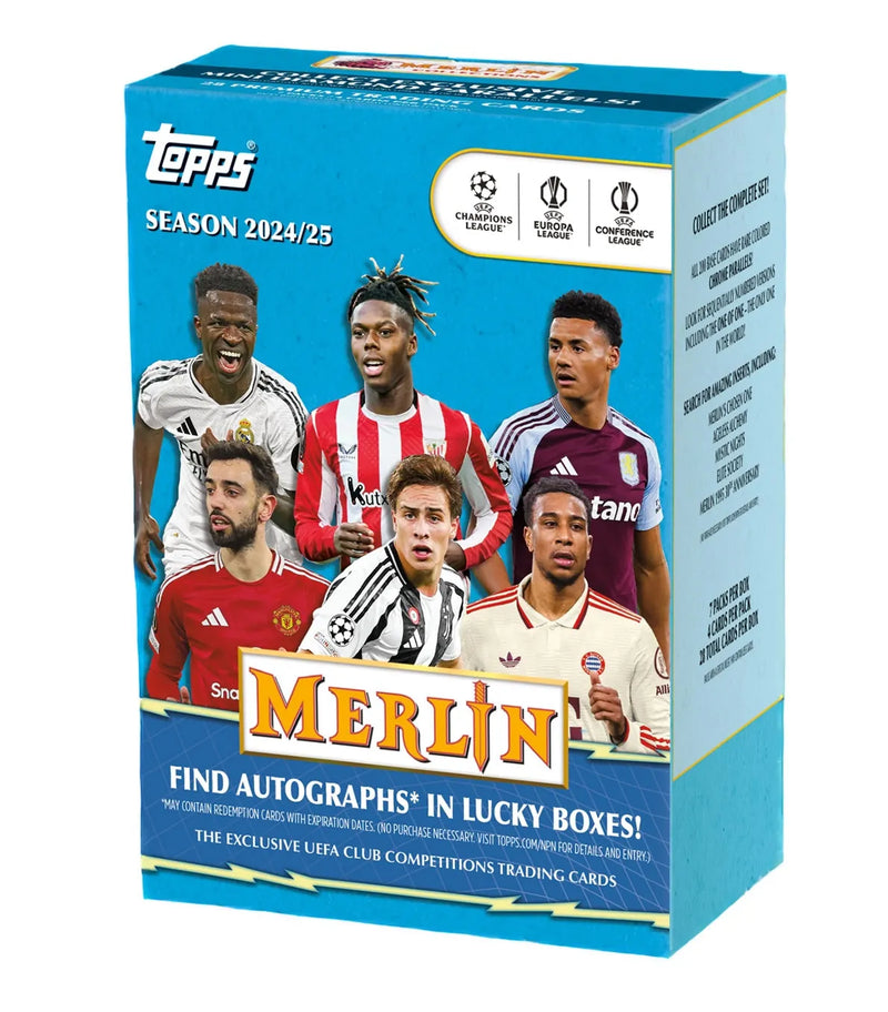 [Preorder] 2024/25 Topps Merlin UEFA Club Competitions Soccer Value Box