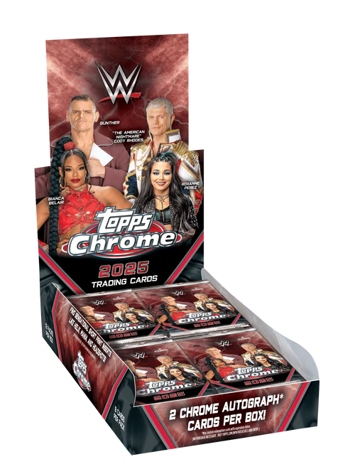 2025 Topps Chrome WWE Hobby Box